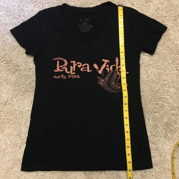 Mar. C Black Bamboo Pura Vida Sloth Tourist Tee - Picture 12 of 12